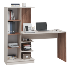 Стол компьютерный Софт (УНИ) Ясень темный/светлый в Сысерти - sysert.mebel24.online | фото 5