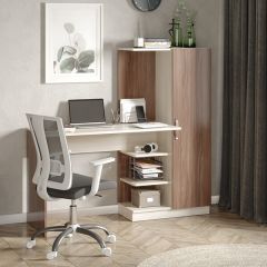 Стол компьютерный Софт (УНИ) Ясень темный/светлый в Сысерти - sysert.mebel24.online | фото