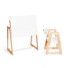 Комплект детской мебели стол и  два стула Я САМ "Лофт-Дуо" (Белый) в Сысерти - sysert.mebel24.online | фото 5