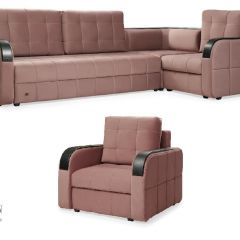 Комплект мягкой мебели Остин HB-178-18 (Велюр) Угловой + 1 кресло в Сысерти - sysert.mebel24.online | фото