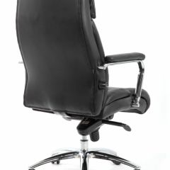 Кресло BRABIX PREMIUM "Phaeton EX-502" (кожа с компаньоном, хром, черное) 530882 в Сысерти - sysert.mebel24.online | фото 4