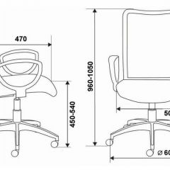 Кресло Бюрократ CH-599AXSN/TW-11 чёрный в Сысерти - sysert.mebel24.online | фото 3