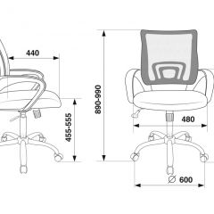 Кресло Бюрократ CH-695N/SL/BL/TW-11 синий TW-05 черный TW-11 в Сысерти - sysert.mebel24.online | фото 4