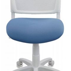 Кресло детское Бюрократ CH-W296NX/26-24 белый TW-15 голубой 26-24 в Сысерти - sysert.mebel24.online | фото 2