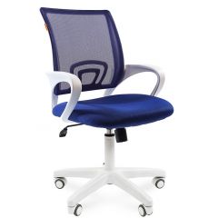 Кресло для оператора CHAIRMAN 696 white (ткань TW-10/сетка TW-05) в Сысерти - sysert.mebel24.online | фото