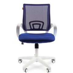 Кресло для оператора CHAIRMAN 696 white (ткань TW-10/сетка TW-05) в Сысерти - sysert.mebel24.online | фото 2