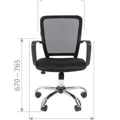 Кресло для оператора CHAIRMAN 698 хром (ткань TW 11/сетка TW 01) в Сысерти - sysert.mebel24.online | фото 6