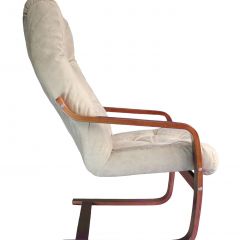 Кресло для отдыха (пружинка) Магнат 102-З-КР замша КРЕМ в Сысерти - sysert.mebel24.online | фото 2