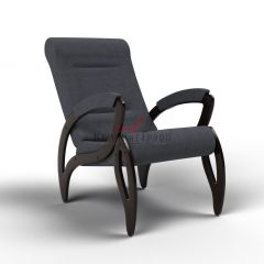 Кресло для отдыха Зельден 20-Т-ГР (тканьвенге) ГРАФИТ в Сысерти - sysert.mebel24.online | фото