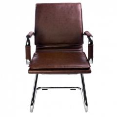 Кресло для посетителя Бюрократ CH-993-Low-V/Brown коричневый в Сысерти - sysert.mebel24.online | фото 4