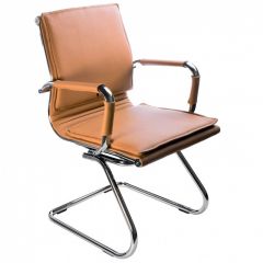 Кресло для посетителя Бюрократ CH-993-Low-V/Camel светло-коричневый в Сысерти - sysert.mebel24.online | фото 1