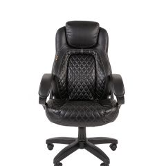 Кресло для руководителя  CHAIRMAN 432 (Экокожа черная) в Сысерти - sysert.mebel24.online | фото 2