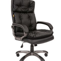 Кресло для руководителя  CHAIRMAN 442 (экокожа черная) в Сысерти - sysert.mebel24.online | фото 2