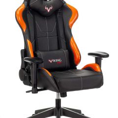 Кресло игровое Бюрократ VIKING 5 AERO ORANGE черный/оранжевый в Сысерти - sysert.mebel24.online | фото