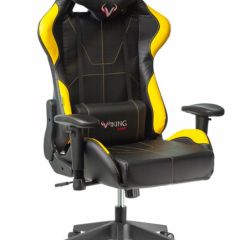 Кресло игровое Бюрократ VIKING 5 AERO YELLOW черный/желтый в Сысерти - sysert.mebel24.online | фото