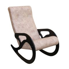 Кресло-качалка №2 (велюр Флора 003/венге) в Сысерти - sysert.mebel24.online | фото 1