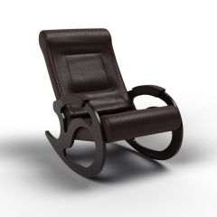 Кресло-качалка Вилла 11-К-В (экокожавенге) ВЕНГЕ в Сысерти - sysert.mebel24.online | фото 1