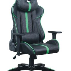Кресло компьютерное BRABIX "GT Carbon GM-120" (черное/зеленое) 531929 в Сысерти - sysert.mebel24.online | фото
