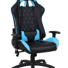 Кресло компьютерное BRABIX "GT Master GM-110" (черное/голубое) 531928 в Сысерти - sysert.mebel24.online | фото