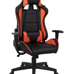 Кресло компьютерное BRABIX "GT Racer GM-100" (черное/оранжевое) 531925 в Сысерти - sysert.mebel24.online | фото