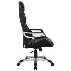 Кресло компьютерное BRABIX Techno GM-002 (ткань) черное/серое, вставки белые (531815) в Сысерти - sysert.mebel24.online | фото 4