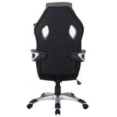 Кресло компьютерное BRABIX Techno GM-002 (ткань) черное/серое, вставки белые (531815) в Сысерти - sysert.mebel24.online | фото 6