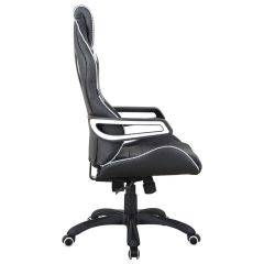 Кресло компьютерное BRABIX Techno Pro GM-003 (экокожа черное/серое, вставки серые) 531814 в Сысерти - sysert.mebel24.online | фото 3