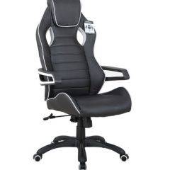 Кресло компьютерное BRABIX Techno Pro GM-003 (экокожа черное/серое, вставки серые) 531814 в Сысерти - sysert.mebel24.online | фото 2
