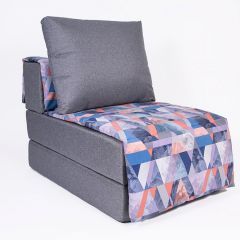 Кресло-кровать бескаркасное Харви (серый-сноу деним) в Сысерти - sysert.mebel24.online | фото