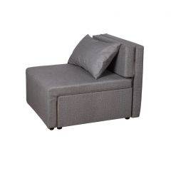 Кресло-кровать Милена (серый) Велюр в Сысерти - sysert.mebel24.online | фото