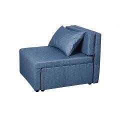 Кресло-кровать Милена (синий) Велюр в Сысерти - sysert.mebel24.online | фото