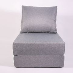 Кресло-кровать-пуф бескаркасное Прайм (Серый) в Сысерти - sysert.mebel24.online | фото 2