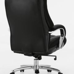 Кресло офисное BRABIX PREMIUM "Bomer HD-007" (рециклированная кожа, хром, черное) 531939 в Сысерти - sysert.mebel24.online | фото 4