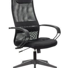 Кресло офисное BRABIX PREMIUM "Stalker EX-608 PL" (ткань-сетка/кожзам, черное) 532090 в Сысерти - sysert.mebel24.online | фото