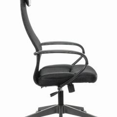 Кресло офисное BRABIX PREMIUM "Stalker EX-608 PL" (ткань-сетка/кожзам, черное) 532090 в Сысерти - sysert.mebel24.online | фото 3