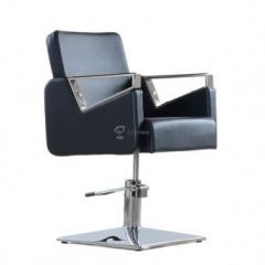 Кресло парикмахерское Barneo 6300V5 черное в Сысерти - sysert.mebel24.online | фото