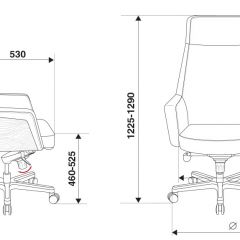 Кресло руководителя Бюрократ _ANTONIO/BLACK черный в Сысерти - sysert.mebel24.online | фото 4