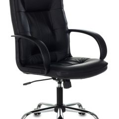 Кресло руководителя Бюрократ T-800N/BLACK черный в Сысерти - sysert.mebel24.online | фото