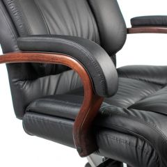 Кресло руководителя Бюрократ T-9925WALNUT/BLACK в Сысерти - sysert.mebel24.online | фото 4