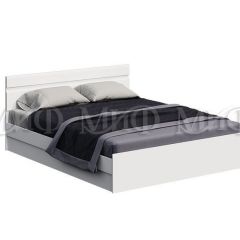 НЭНСИ NEW Кровать 1,4 м с ПМ (Белый глянец холодный/Белый) в Сысерти - sysert.mebel24.online | фото 1