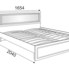 Кровать 1.6 Беатрис М10 с мягкой спинкой и ортопедическим основанием (Орех гепланкт) в Сысерти - sysert.mebel24.online | фото 2