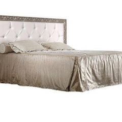 Кровать 2-х спальная (1,4 м) Тиффани штрих-лак/серебро с подъемным механизмом (ТФКР140-1[3]) в Сысерти - sysert.mebel24.online | фото