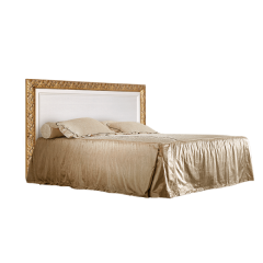 Кровать 2-х спальная (1,4 м) Тиффани штрих-лак/золото с подъемным механизмом (ТФКР140-2[7]) в Сысерти - sysert.mebel24.online | фото