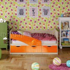 Кровать Бабочки (Оранжевый металлик) 1800 в Сысерти - sysert.mebel24.online | фото