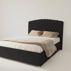 Кровать Берлин без основания 1600 (экокожа кольт ч) в Сысерти - sysert.mebel24.online | фото