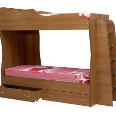 Кровать детская 2-х ярусная Юниор-1 (800*2000) ЛДСП в Сысерти - sysert.mebel24.online | фото