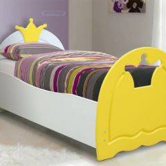 Кровать детская Корона (700*1400) МДФ матовый в Сысерти - sysert.mebel24.online | фото