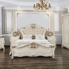 Кровать 1800 Джоконда (крем) в Сысерти - sysert.mebel24.online | фото 6