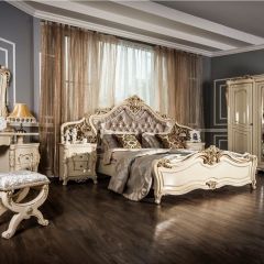 Кровать 1800 Джоконда (крем) в Сысерти - sysert.mebel24.online | фото 7