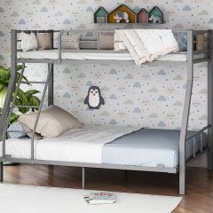 Кровать двухъярусная "Гранада-1 140" Серый в Сысерти - sysert.mebel24.online | фото